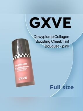 🇺🇸🆕📦NIB GXVE |FULL| Pink Bouquet Dewyplump Collagen Boosting Cheek Tint